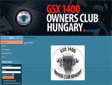 Tablet Screenshot of gsx1400.hu